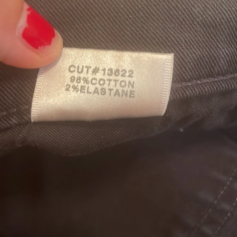 J Brand Black Distressed Jeans